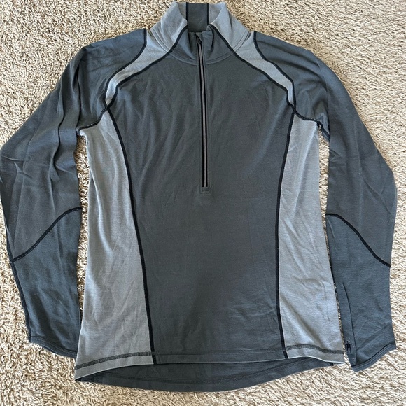 Men’s SmartWool 1/2 zip base layer - Picture 1 of 6